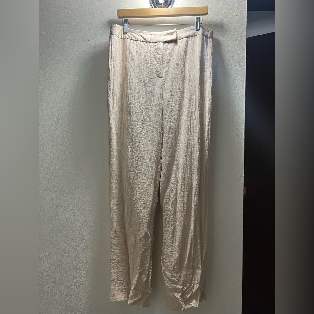 Rafael cream colored waist trousers new tag on